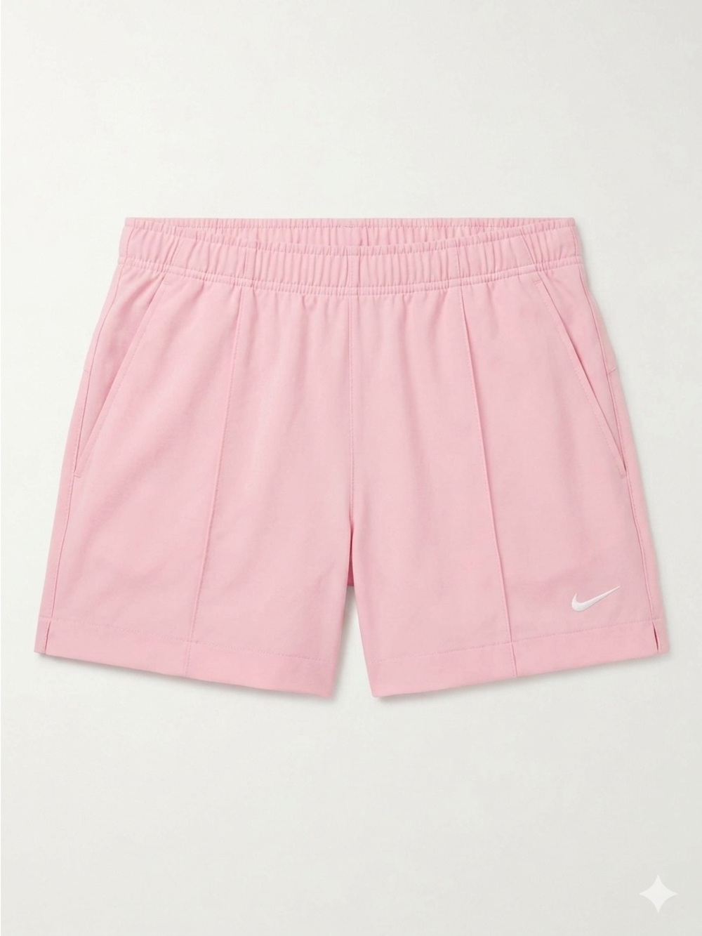 Nike women’s small pink elastic and drawstring waist dri-fit active golf shorts